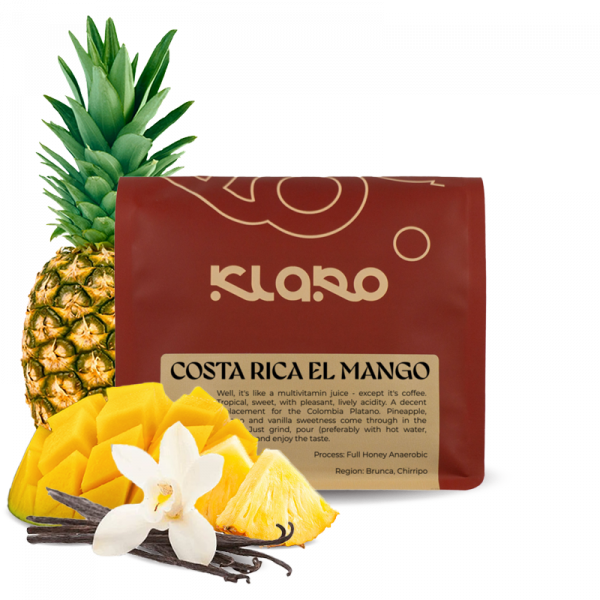 Výběrová káva Klaro Coffee Kostarika EL MANGO - 200g