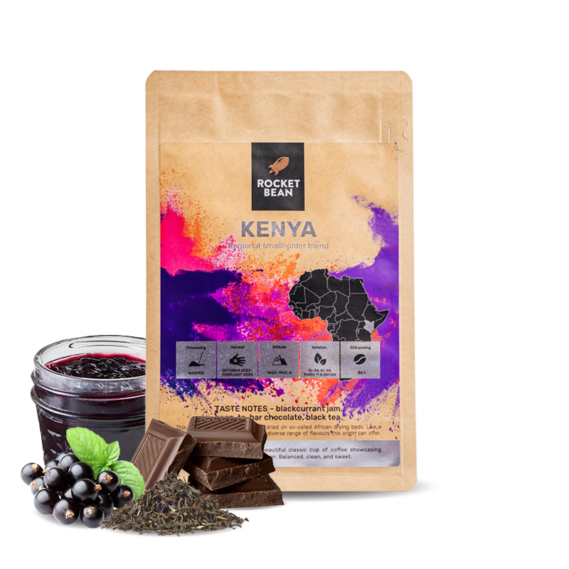 Výběrová káva Rocket Bean Roastery Keňa SMALLHOLDER BLEND