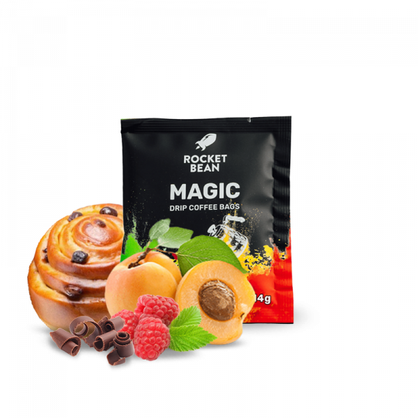 Výběrová káva Rocket Bean Roastery Etiopie MAGIC - drip sáček 1ks