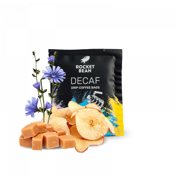 Výběrová káva Rocket Bean Roastery Kolumbie DECAF - drip sáček 1ks