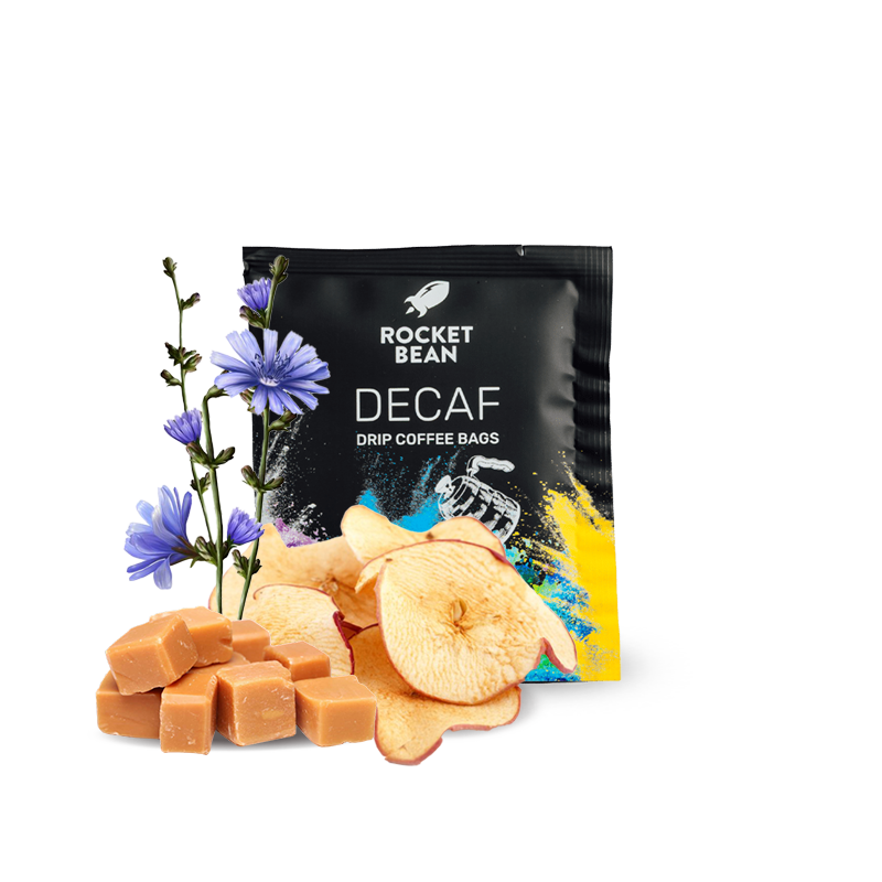 Výběrová káva Rocket Bean Roastery Kolumbie DECAF - drip sáček 1ks