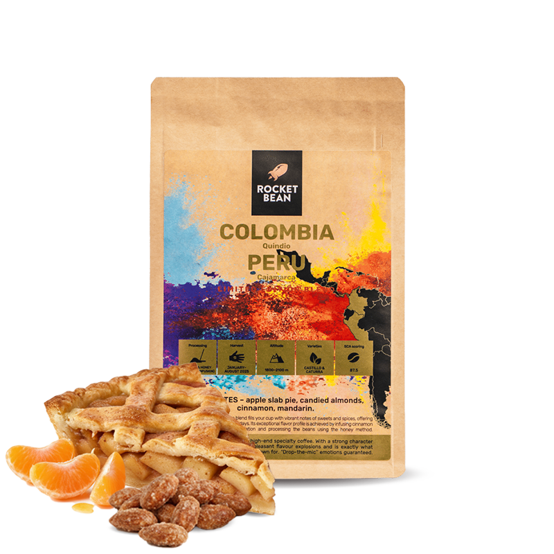 Výběrová káva Rocket Bean Roastery CINNAMON BLEND - zimní speciál
