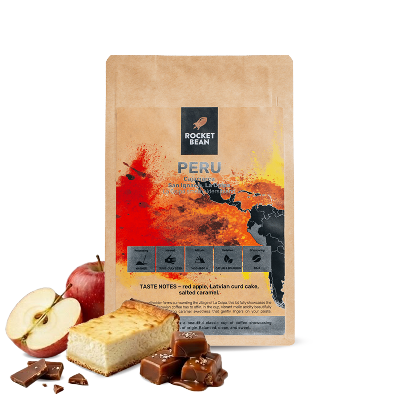 Výběrová káva Rocket Bean Roastery Peru LA COIPA