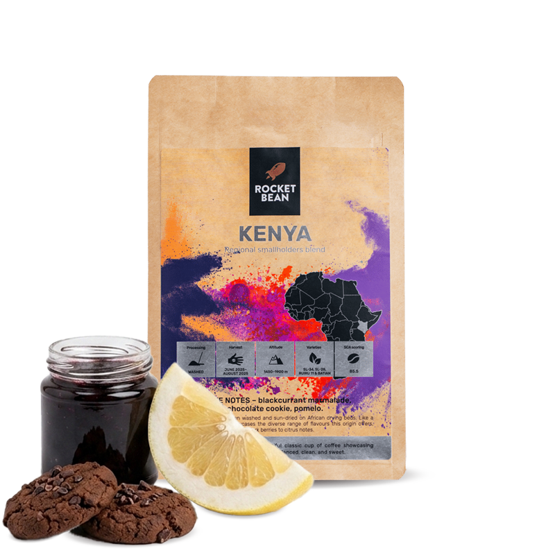 Výběrová káva Rocket Bean Roastery Keňa SMALLHOLDER blend