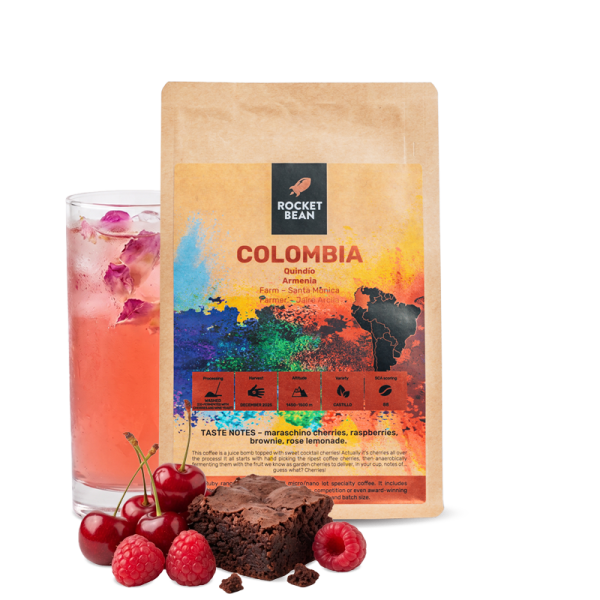 Výběrová káva Rocket Bean Roastery Kolumbie JAIRO ARCILA