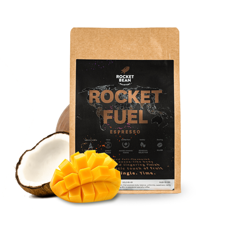 Výběrová káva Rocket Bean Roastery ROCKET FUEL blend