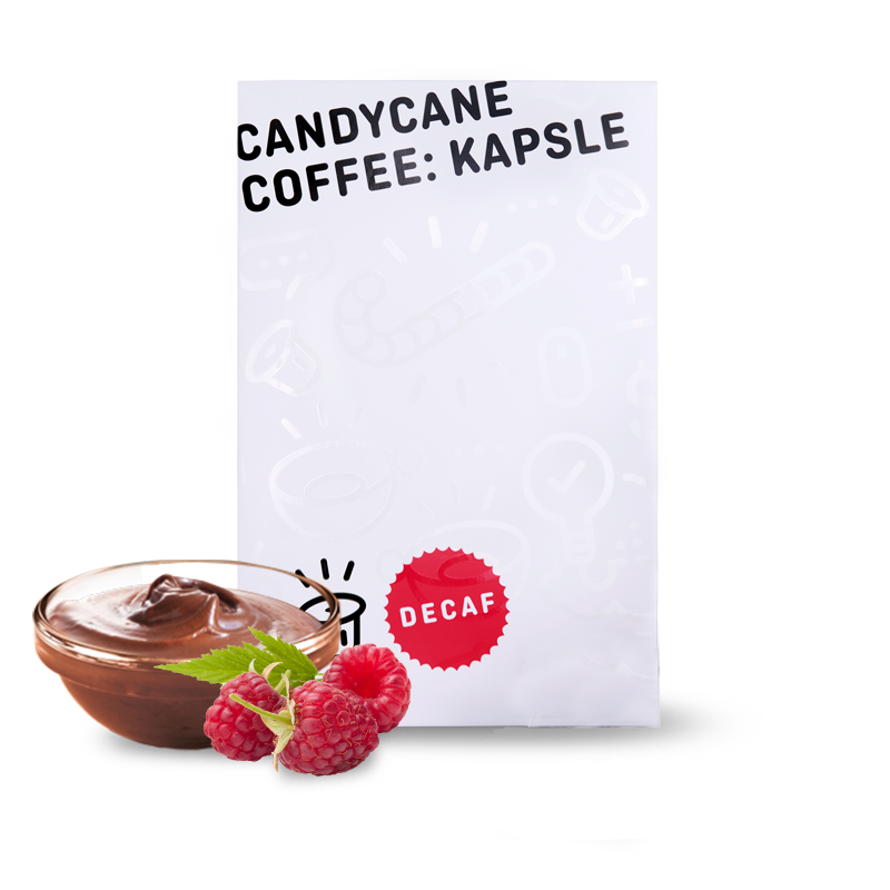 Výběrová káva Candycane Coffee Kapsle DECAF pro nespresso kávovary - 12ks/bal