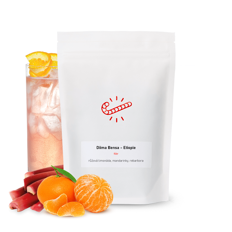 Výběrová káva Candycane Coffee Etiopie DIIMA BENSA