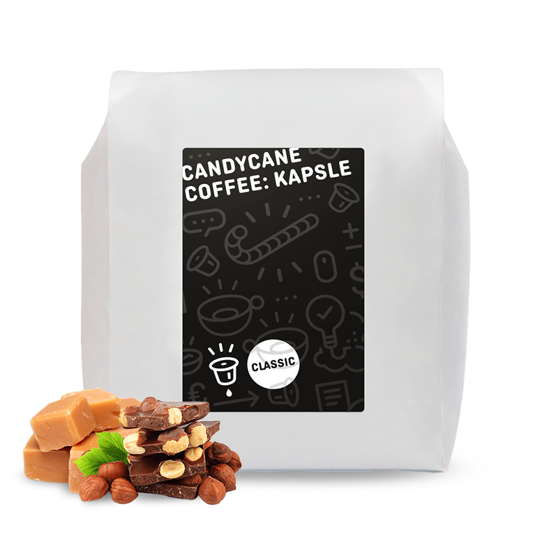Výběrová káva Candycane Coffee Kapsle CLASSIC pro nespresso kávovary - 100ks/bal.