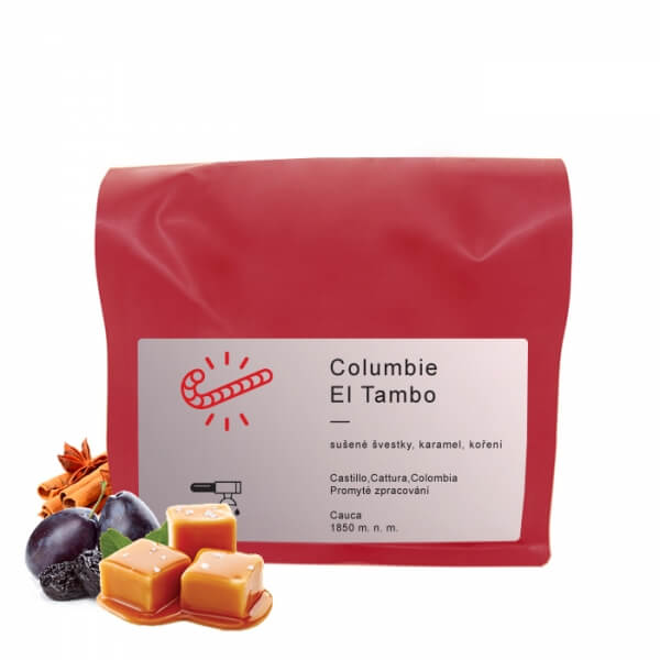 Výběrová káva Candycane Coffee Kolumbie EL TAMBO