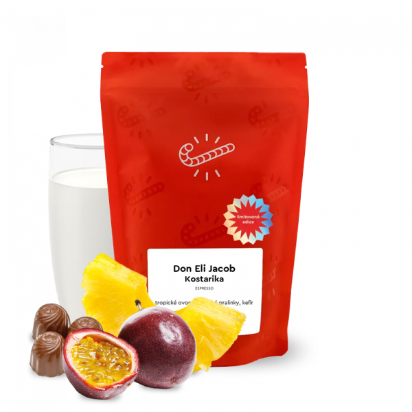 Výběrová káva Candycane Coffee Kostarika DON ELI JACOB - limitovaná edice