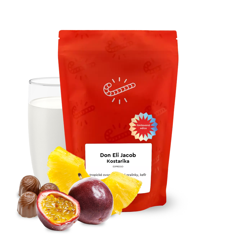 Výběrová káva Candycane Coffee Kostarika DON ELI JACOB - limitovaná edice