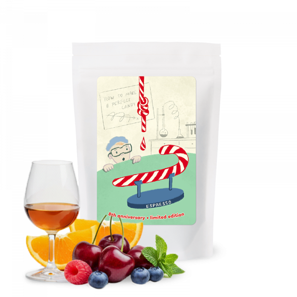 Výběrová káva Candycane Coffee MADE MAMA PROUD - Etiopie BURTUKAANA DANCHE - narozeninová káva - espresso