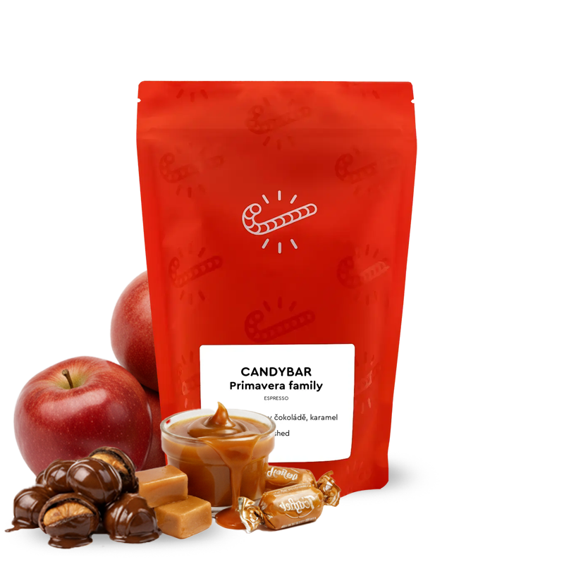 Výběrová káva Candycane Coffee Guatemala PRIMAVERA FAMILY - CANDYBAR