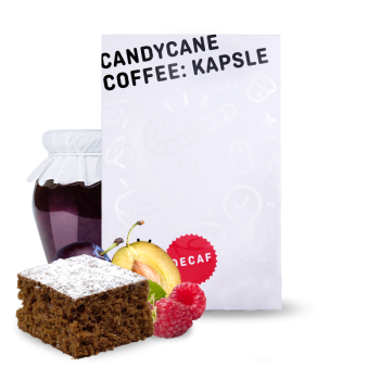 Kapsle DECAF pro nespresso kávovary - 12ks/bal - pink bourbon - Candycane coffee