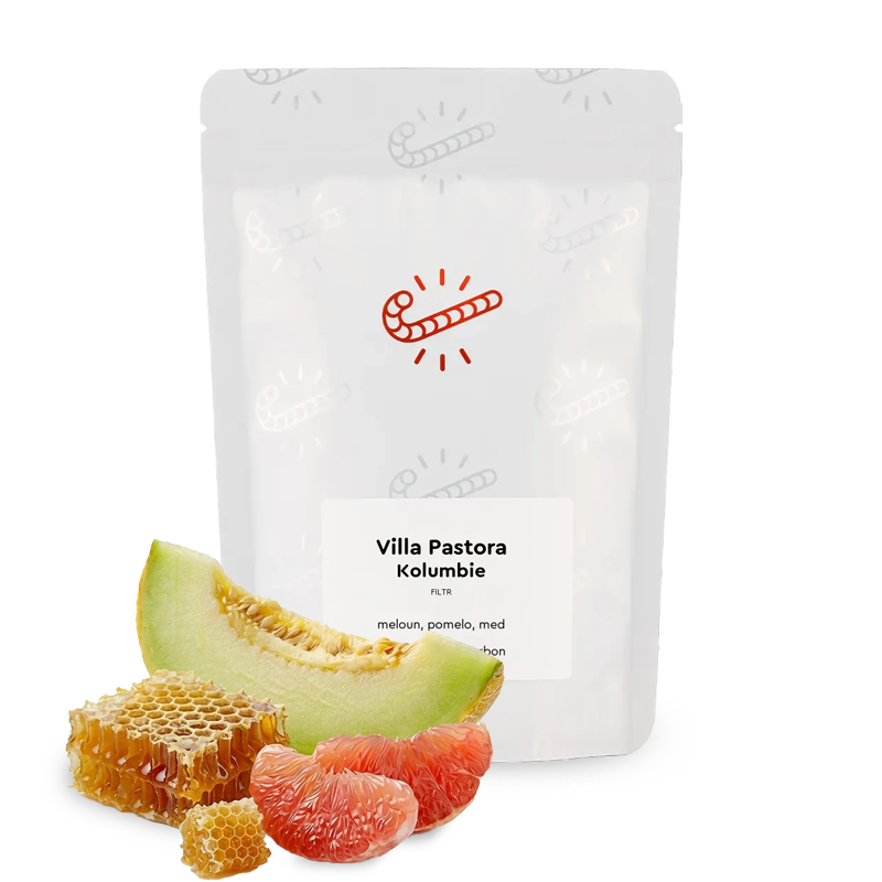 Výběrová káva Candycane Coffee Kolumbie VILLA PASTORA