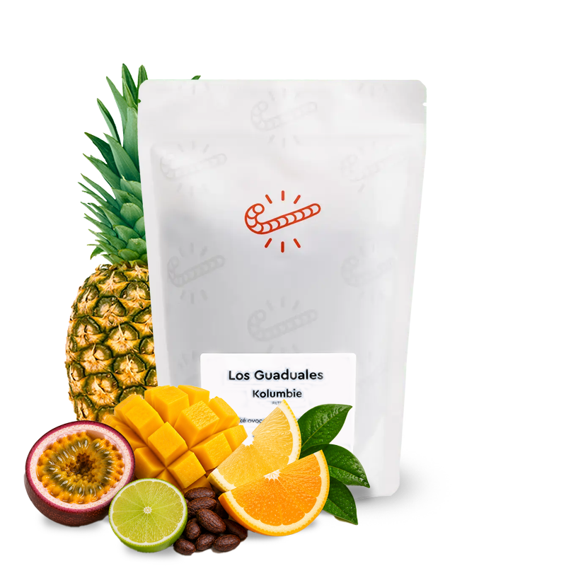 Výběrová káva Candycane Coffee Kolumbie LOS GUADUALES