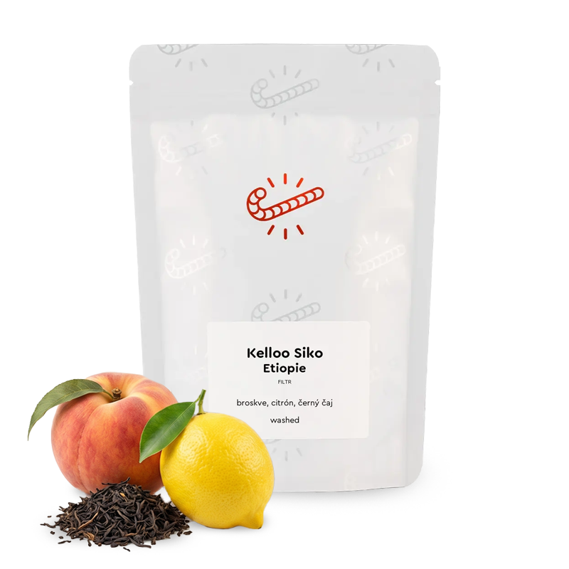 Výběrová káva Candycane Coffee Etiopie KELLOO SIKO