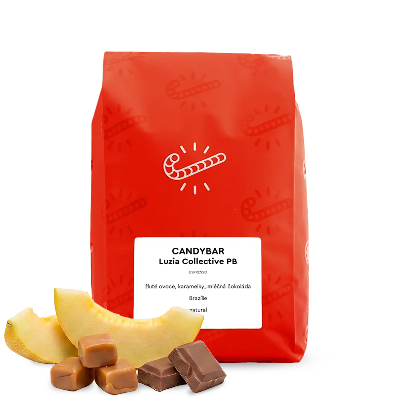 Výběrová káva Candycane Coffee Brazílie LUZIA COLLECTIVE PB - CANDYBAR 1000g