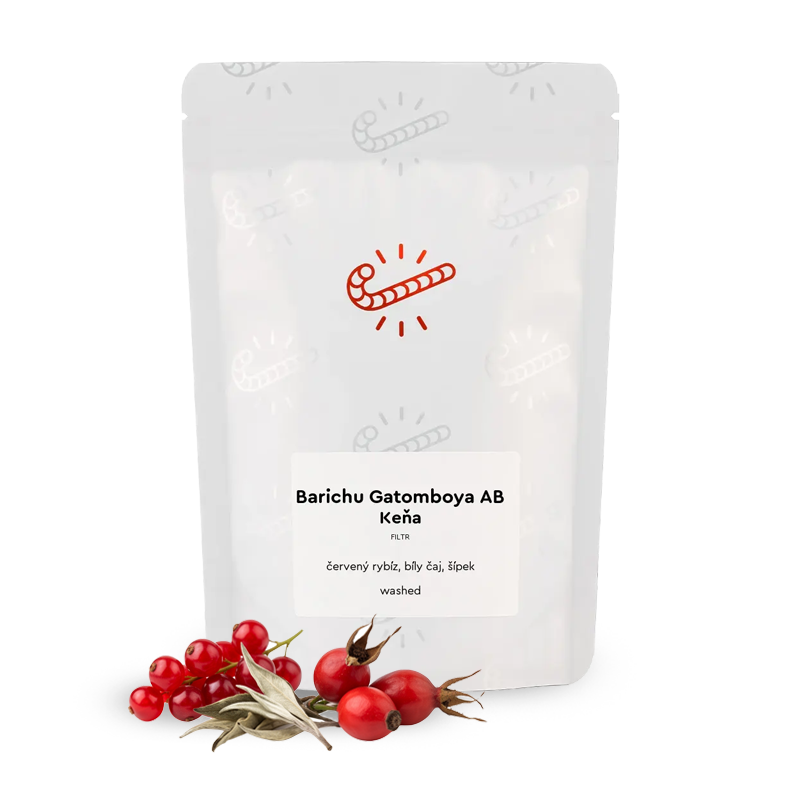 Výběrová káva Candycane Coffee Keňa BARICHU GATOMBOYA AB