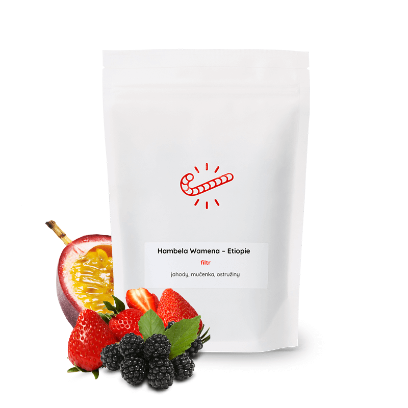 Výběrová káva Candycane Coffee Etiopie HAMBELA WAMENA