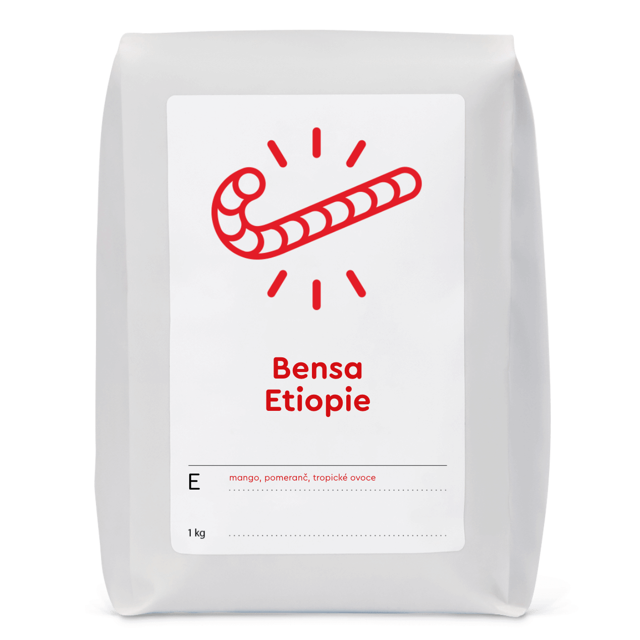 Výběrová káva Candycane Coffee Etiopie BENSA - 1000g