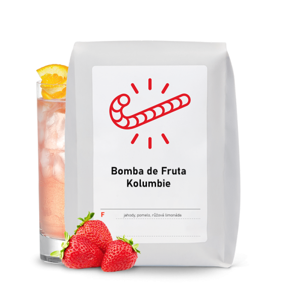 Výběrová káva Candycane Coffee Kolumbie BOMBA DE FRUTA - 1000g