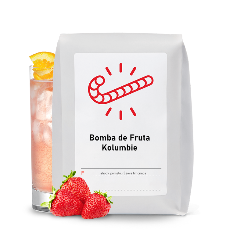 Výběrová káva Candycane Coffee Kolumbie BOMBA DE FRUTA - 1000g