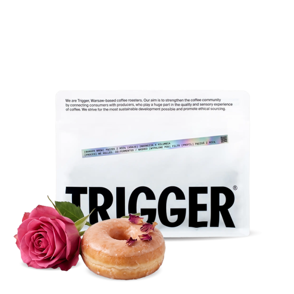 Výběrová káva Trigger Coffee BANGER BREW ROSE DOUGHNUT filtr blend