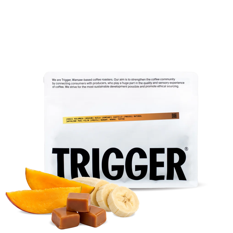 Výběrová káva Trigger Coffee Kolumbie HUILA