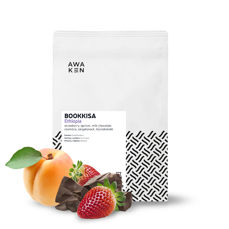 Výběrová káva Awaken Coffee Etiopie BOOKKISA