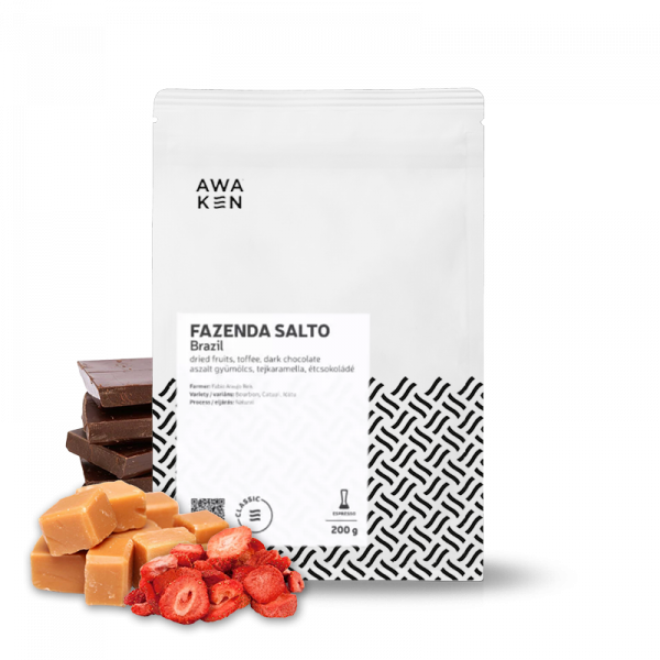 Výběrová káva Awaken Coffee Brazílie FAZENDA SALTO - espresso