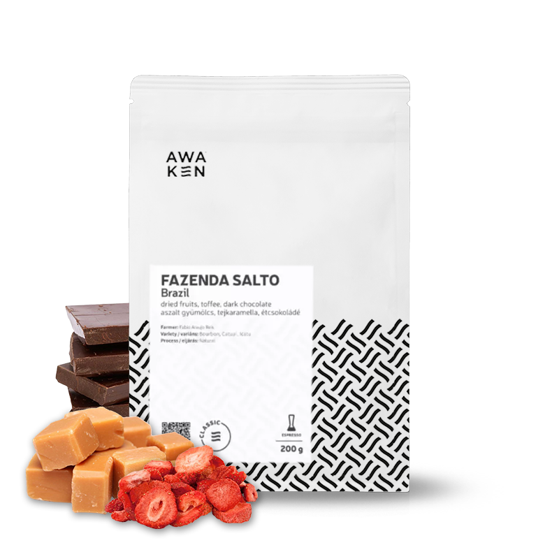 Výběrová káva Awaken Coffee Brazílie FAZENDA SALTO - espresso