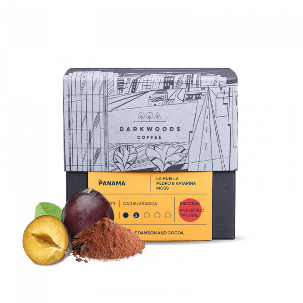 Výběrová káva Dark Woods Coffee Panama LA HUELLA