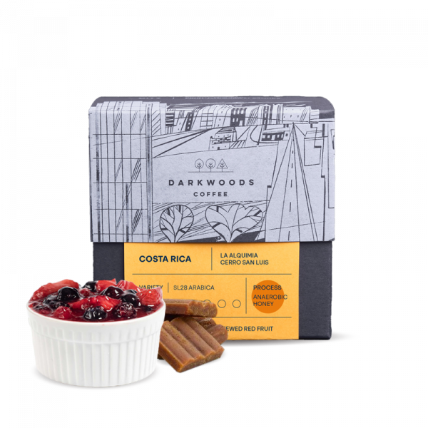 Výběrová káva Dark Woods Coffee Kostarika LA ALQUIMIA - anaerobic honey