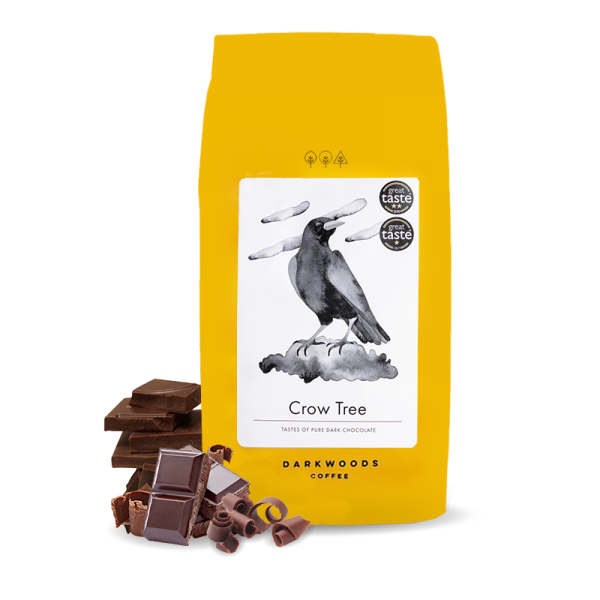 Výběrová káva Dark Woods Coffee CROW TREE ESPRESSO blend - 1000g