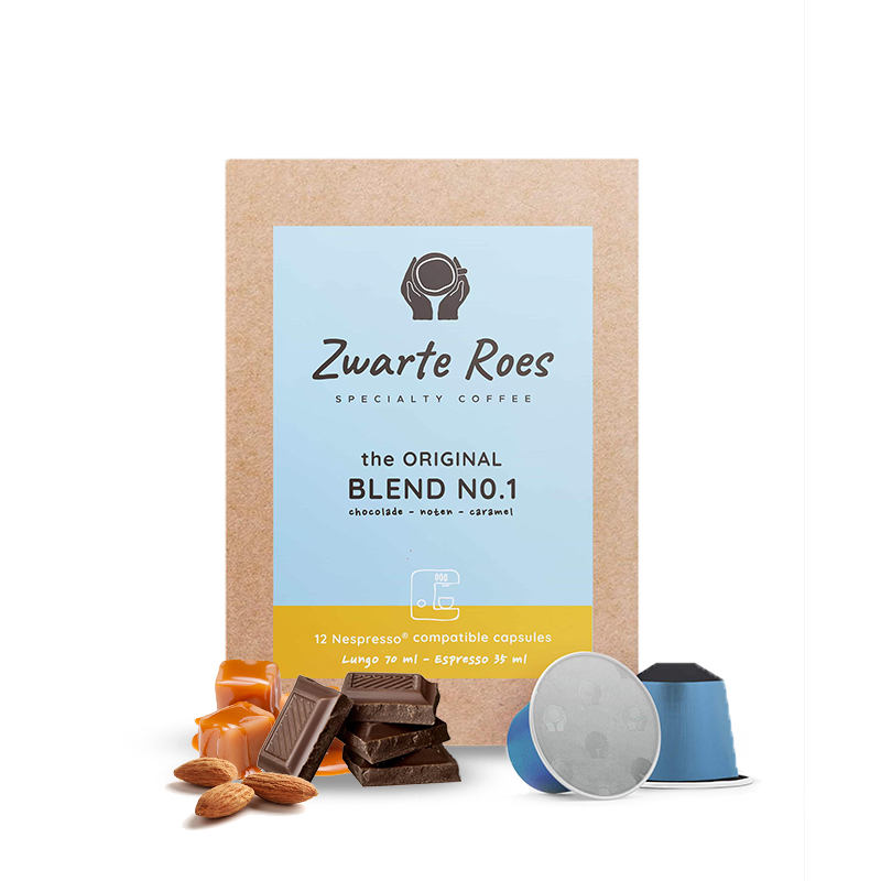 Výběrová káva Zwarte Roes ORIGINAL blend no.1 - kapsle 12ks/bal
