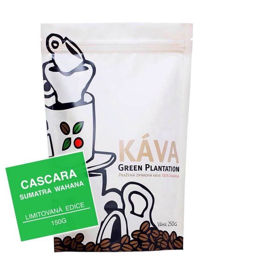 Výběrová káva Green Plantation Cascara – Sumatra Wahana 150g