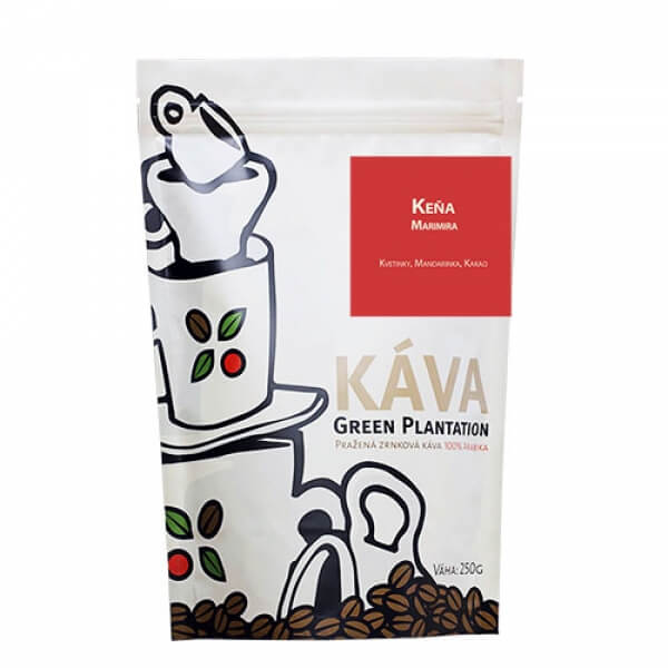 Výběrová káva Green Plantation Keňa MARIMIRA