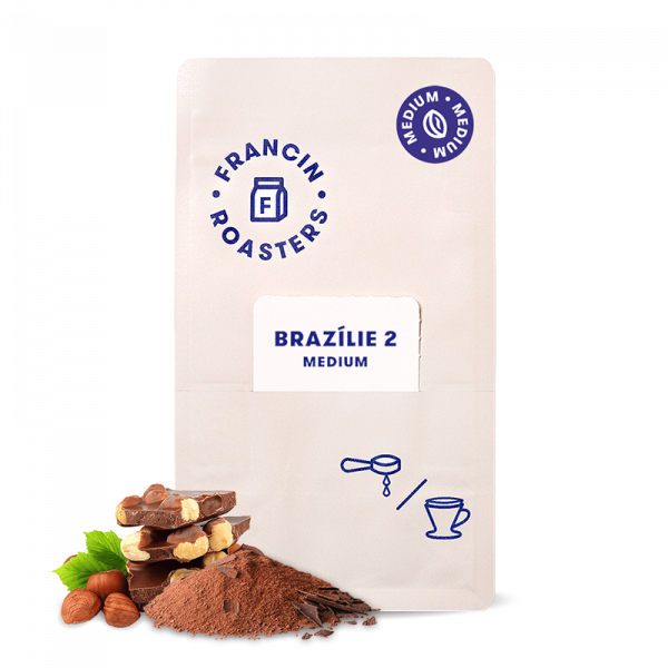 Výběrová káva Francin Roasters Brazílie SERRA NEGRA