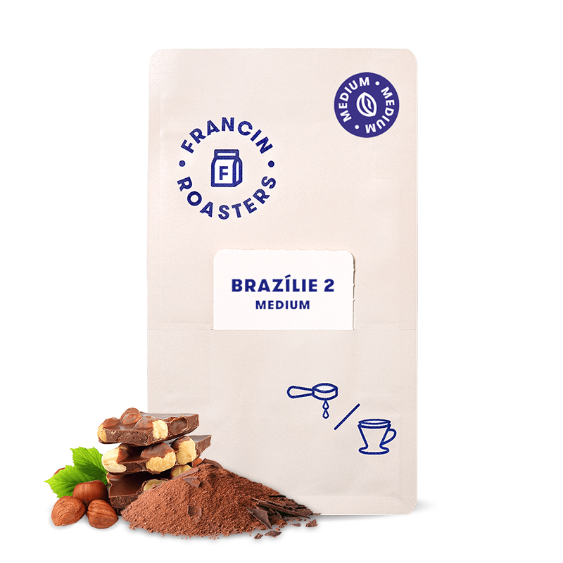 Výběrová káva Francin Roasters Brazílie SERRA NEGRA