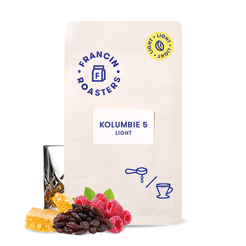 Výběrová káva Francin Roasters Kolumbie JUAN DAVID CARDONA - 1000g