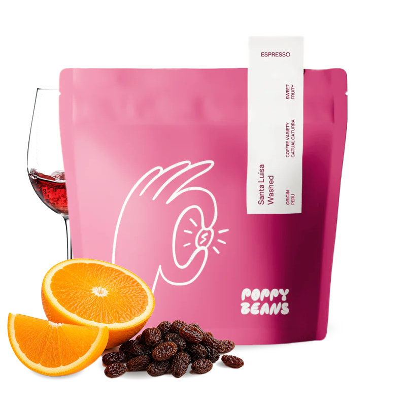 Výběrová káva Poppy Beans Peru SANTA LUISA - espresso