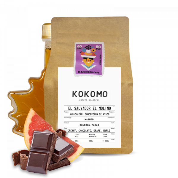 Výběrová káva Kokomo Coffee Roasters El Salvador EL MOLINITO