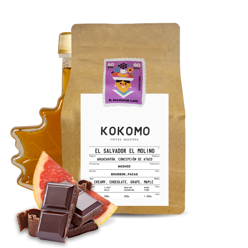 Výběrová káva Kokomo Coffee Roasters El Salvador EL MOLINITO