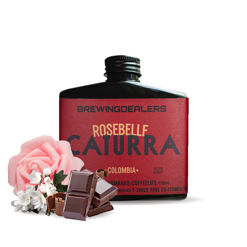 Výběrová káva Brewing Dealers Kolumbie ROSEBELLE - CO-FERMENTED ROSE - 100g