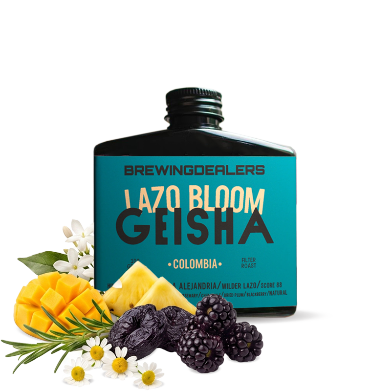 Výběrová káva Brewing Dealers Kolumbie LAZO BLOOM - 100 g 