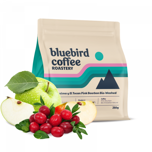 Výběrová káva Bluebird Coffee Roastery Kolumbie LA PALMA & EL TUCAN - pink bourbon