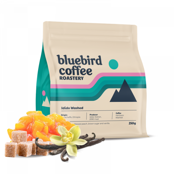 Výběrová káva Bluebird Coffee Roastery Etiopie IDIDO