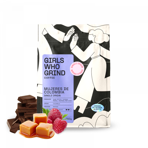 Výběrová káva Girls Who Grind Coffee Kolumbie MUJERES DE COLOMBIA